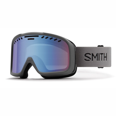 Masque de ski Smith Project Charcoal / Blue Sensor Mirror gris