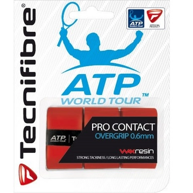 Overgrip Tecnifibre Pro Contact Red (3 piece)