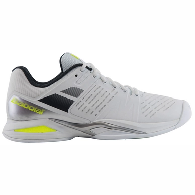 Chaussures de Tennis Babolat Propulse Team Indoor M/W White Grey Yellow