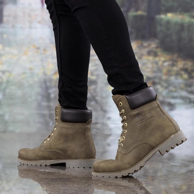 Boots Panama Jack Men Panama 03 C61 Nobuck Kaki Kakhi