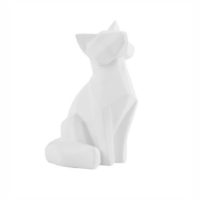 Statue PT Living Origami Fox Polyresin Small Blanc Mat