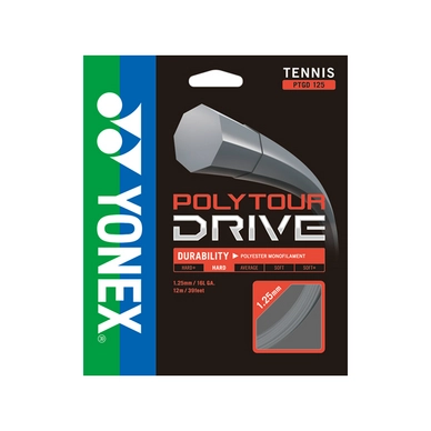 Tennissaite Yonex Polytour Drive 125 Silver 1.25mm/200m