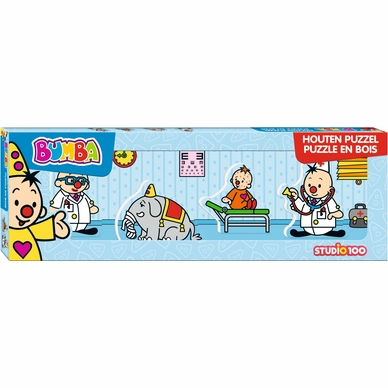 Puzzel Bumba Hout Mini Dokter (4-delig)