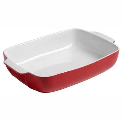 Oven Dish Pyrex Signature Rectangle Red 35 x 25 cm