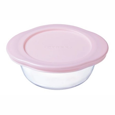 Food Container Pyrex My First Pyrex Round Transparent Pink 0.2 L