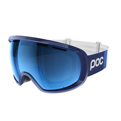 Skibrille POC Fovea Clarity Comp Lead Blue Spetris Blue