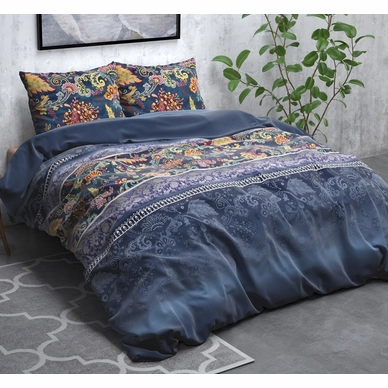Dekbedovertrek Sleeptime Paisley Blue Flanel