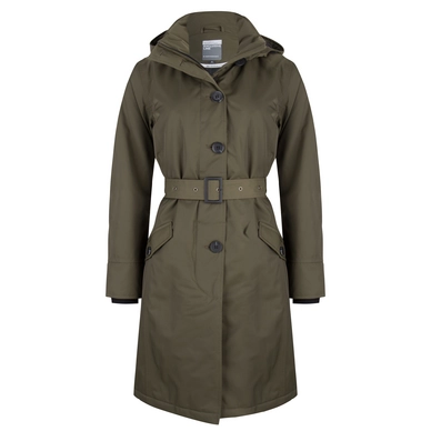 Regenjas Happy Rainy Days Dobby Canvas Padded Parka Oslo Olive