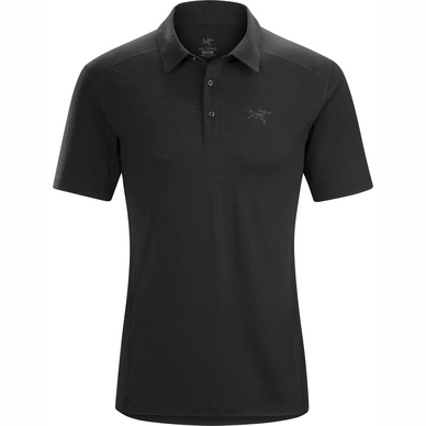 Poloshirt Arc teryx Pelion Poloshirt Black Herren Outdoorsupply