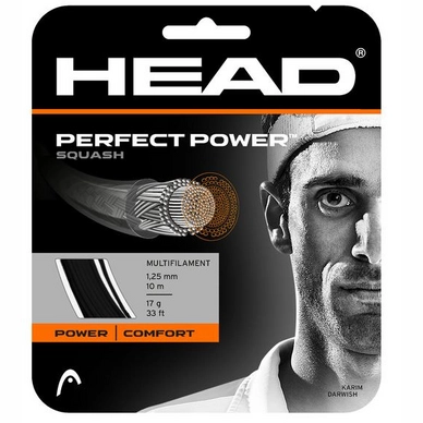 Squashsnaar HEAD Perfect Power Black (1,20mm/10m)