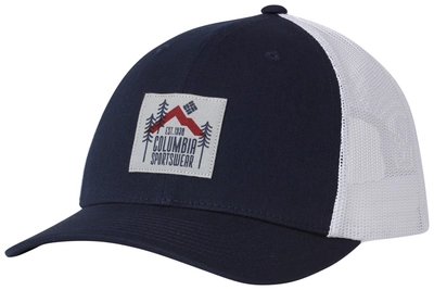 Pet Columbia Columbia Mesh Snap Back Coll Navy Evergreen Patch