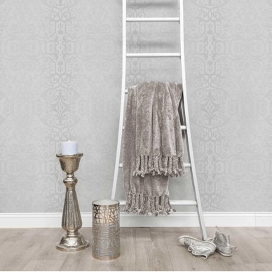 Plaid HNL Deco Fleece Melange Glacier Grey