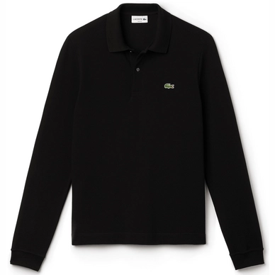 Polo Shirt Lacoste Long Sleeve Slim Fit Noir