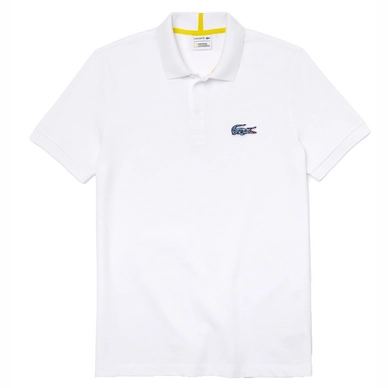 Polo Lacoste x National Geographic PH6286 White Panther Herren