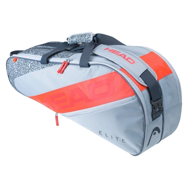 Tennistasche HEAD Elite 6R Combi Grey Orange 2022 Unisex