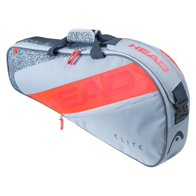 Tennistasche HEAD Elite 3R Pro Grey Orange 2022 Unisex