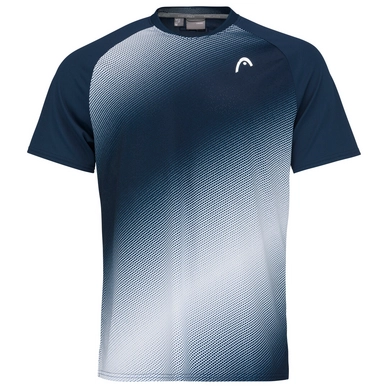 Tennisshirt HEAD Performance Dark Blue Print Herren