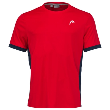 Tennisshirt HEAD Slice Red Deep Blue Herren
