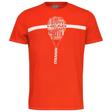 Tennisshirt HEAD Typo Tangerine Herren