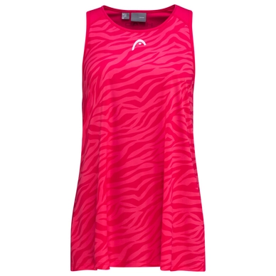 Tennisshirt HEAD Agility Tanktop Magenta Print Damen