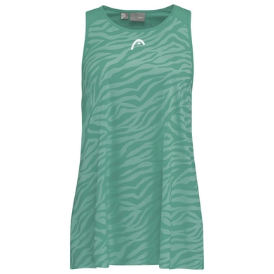 Tennisshirt HEAD Agility Tanktop Nile Green Print Damen