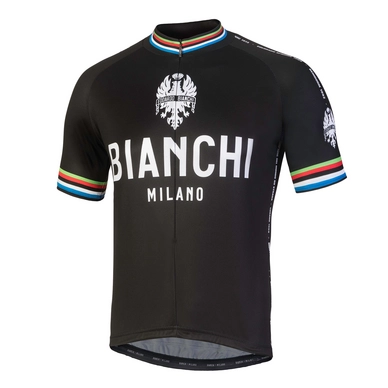 Fietsshirt Bianchi Milano Men Pride Zwart