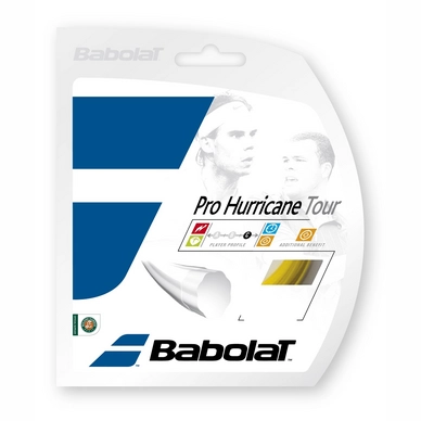 Tennissaite Babolat Pro Hurricane Tour Yellow 1.20mm/12m