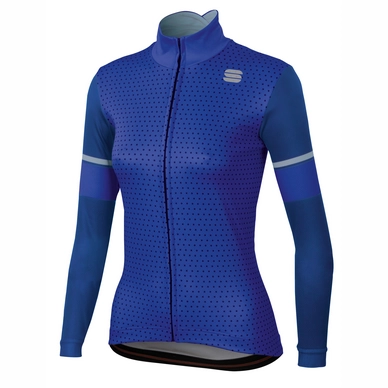 Fietsshirt Sportful Women Cometa Thermal Jersey Cosmic Twil Blue Ash