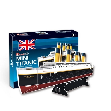 Puzzel Cubic Fun Titanic  3D (30 Stukjes)