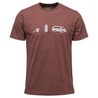 T-Shirt Black Diamond Men SS Dirtbag Tee Mocha