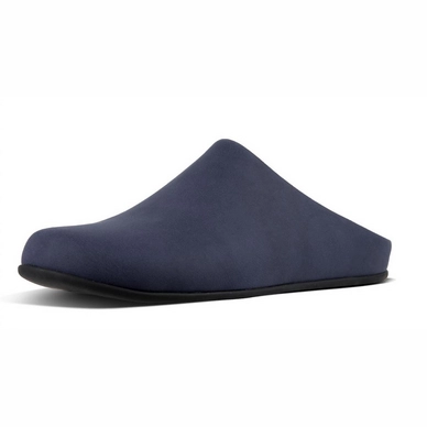 FitFlop Men Shove Mule Leather Midnight Navy