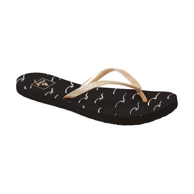 Slipper Reef Stargazer Prints Black Waves