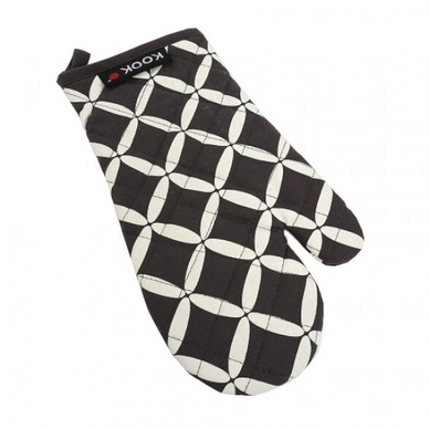 Ofenhandschuh KOOK Cross Grey