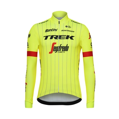 Fietsshirt Santini Men Trek-Segafredo Classe Long Sleeve Yellow Fluo