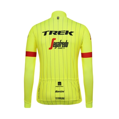 Fietsshirt Santini Men Trek-Segafredo Classe Long Sleeve Yellow Fluo