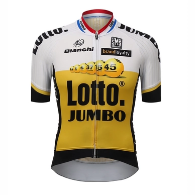 Maillot de Cyclisme Santini Lotto Jumbo Original Short Sleeve