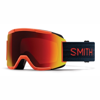 Masque de Ski Smith Squad Red Rock / ChromaPop Sun Red Mirror