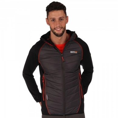 Jacke Regatta Andreson II Hybrid Black Ash Herren