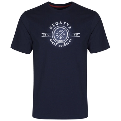 T-Shirt Regatta Algar Navyblau Herren