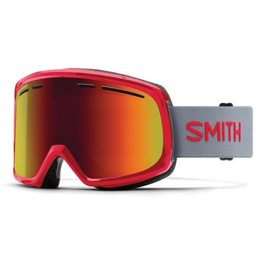 Masque de Ski Smith Range Fire / Red Sol-X Mirror