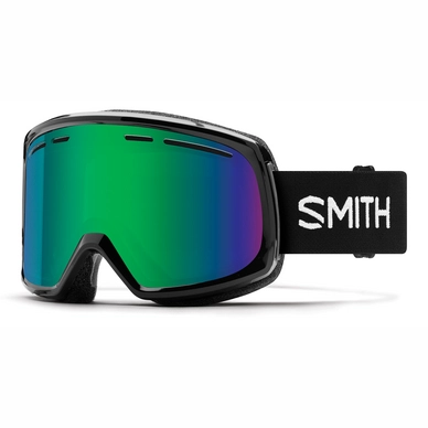 Masque de Ski Smith Range Black / Green Sol-X Mirror