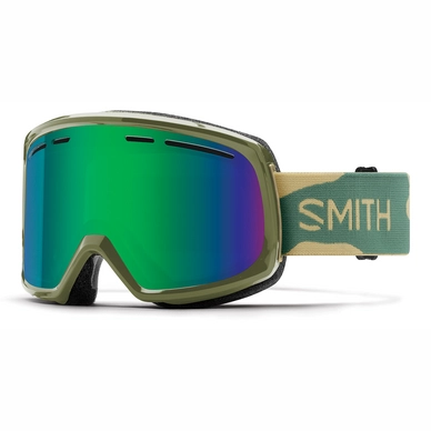 Ski Goggles Smith Range Camo/Green Sol-X Mirror