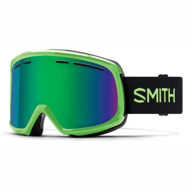 Masque de Ski Smith Range Reactor / Green Sol-X Mirror