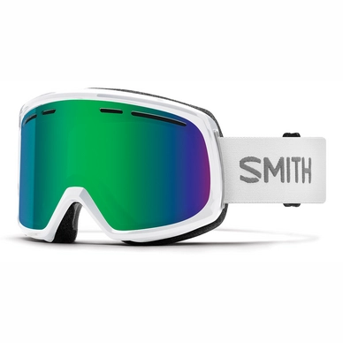 Masque de Ski Smith Range White / Green Sol-X Mirror