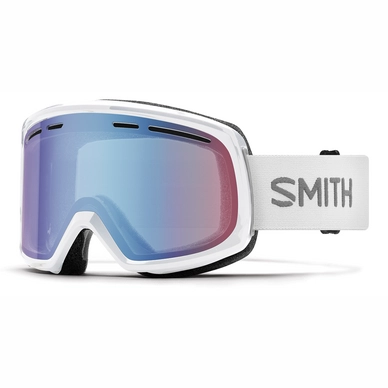 Ski Goggles Smith Range White/Blue Sensor Mirror