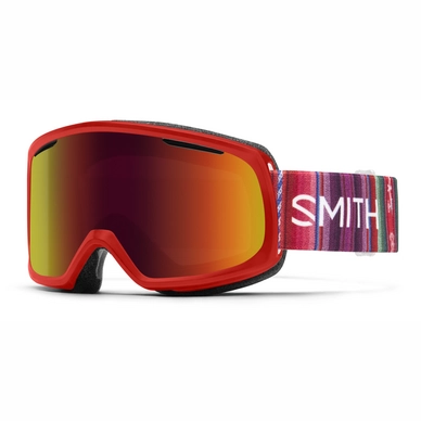 Masque de Ski Smith Riot Sriracha Cuzco Frame Red Sol-X Mirror
