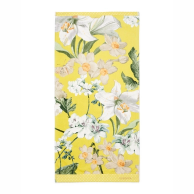 Handdoek Essenza Rosalee Yellow (55 x 100 cm)