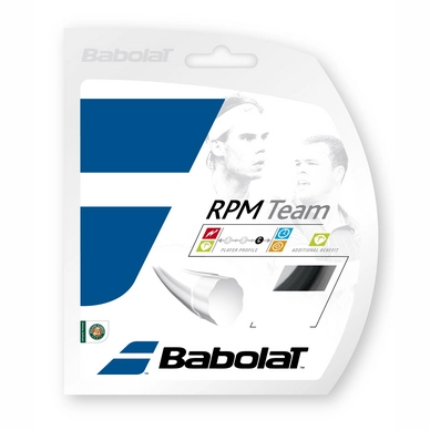 Tennissaite Babolat RPM Team Black 1.25mm/12m