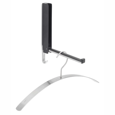 Wandhaak Blomus Lanca RVS Zwart