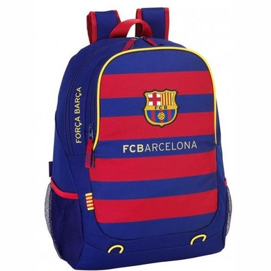 Rugzak Barcelona Rood/Blauw Stripes Groot